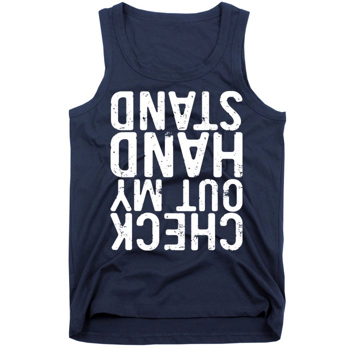 Check Out My Handstand Funny Gymnastics Tank Top