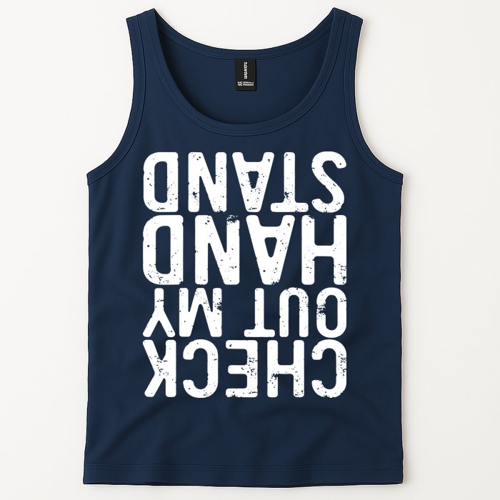 Check Out My Handstand Funny Gymnastics Tank Top