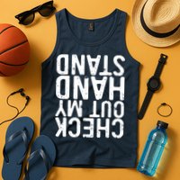 Check Out My Handstand Funny Gymnastics Tank Top