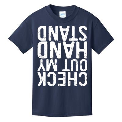 Check Out My Handstand Funny Gymnastics Kids T-Shirt