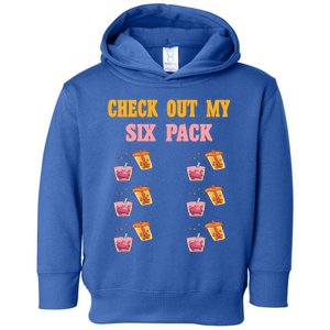 Check Out My Six 6 Pack Bubble Tea Weightlift 'S 'S Great Gift Toddler Hoodie