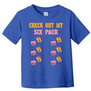 Check Out My Six 6 Pack Bubble Tea Weightlift 'S 'S Great Gift Toddler T-Shirt