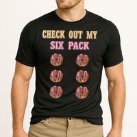 Check Out My Six 6 Pack Chocolate Donut Weightlifting Gift Cooling Performance Crew T-Shirt