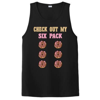 Check Out My Six 6 Pack Chocolate Donut Weightlifting Gift PosiCharge Competitor Tank