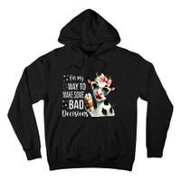 Cow On My Way To Make Some Bad Decisions Tall Hoodie