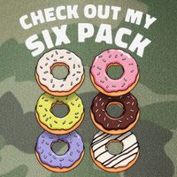 Check Out My Six Pack Funny Donut Design Legacy Tie Dye Trucker Hat