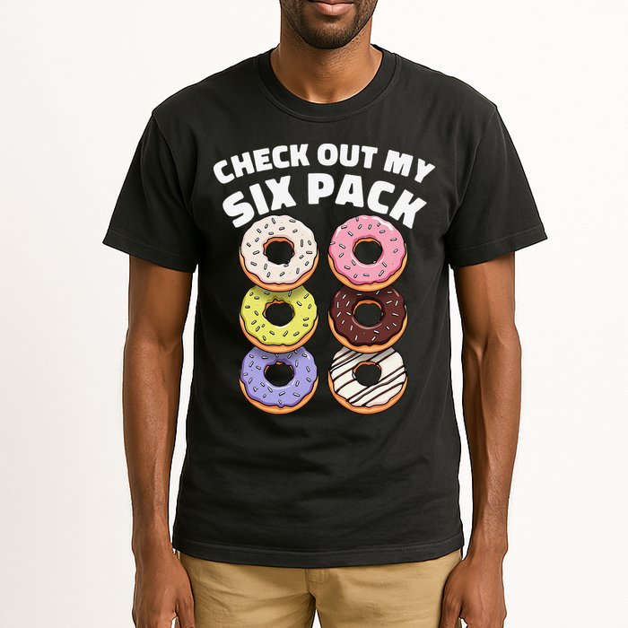 Check Out My Six Pack Funny Donut Design Tall T-Shirt