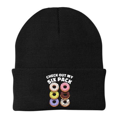 Check Out My Six Pack Funny Donut Design Beanie
