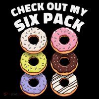 Check Out My Six Pack Funny Donut Design Kids T-Shirt