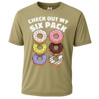 Check Out My Six Pack Funny Donut Design Performance Shirt