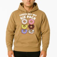 Check Out My Six Pack Funny Donut Design Hoodie