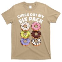 Check Out My Six Pack Funny Donut Design T-Shirt