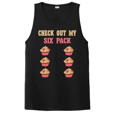 Check Out My Six 6 Pack Cupcake Weightlifting 'S 'S Gift PosiCharge Competitor Tank