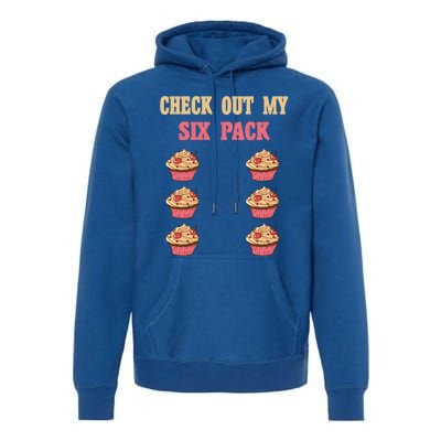 Check Out My Six 6 Pack Cupcake Weightlifting 'S 'S Gift Premium Hoodie