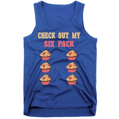 Check Out My Six 6 Pack Cupcake Weightlifting 'S 'S Gift Tank Top