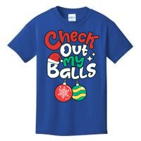 Check Out My Balls Christmas Xmas Sarcastic Joke Kids T-Shirt