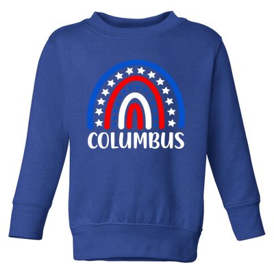 Columbus Ohio Meaningful Gift I Love Columbus Ohio Usa Gift Toddler Sweatshirt