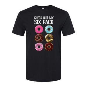 Check Out My Six Pack Funny Donut Lover Dad Bod Junk Food Softstyle CVC T-Shirt