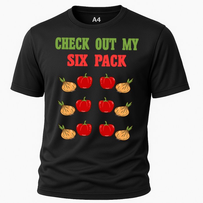 Check Out My Six 6 Pack Onion Paprika Weightlift Gift Cooling Performance Crew T-Shirt