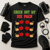 Check Out My Six 6 Pack Onion Paprika Weightlift Gift Cooling Performance Crew T-Shirt