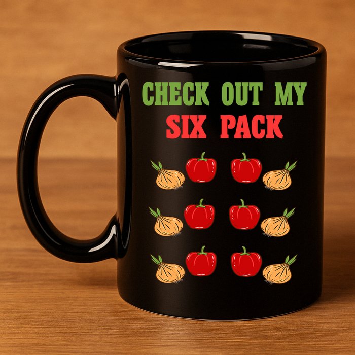 Check Out My Six 6 Pack Onion Paprika Weightlift Gift 11oz C Handle Ceramic Mug