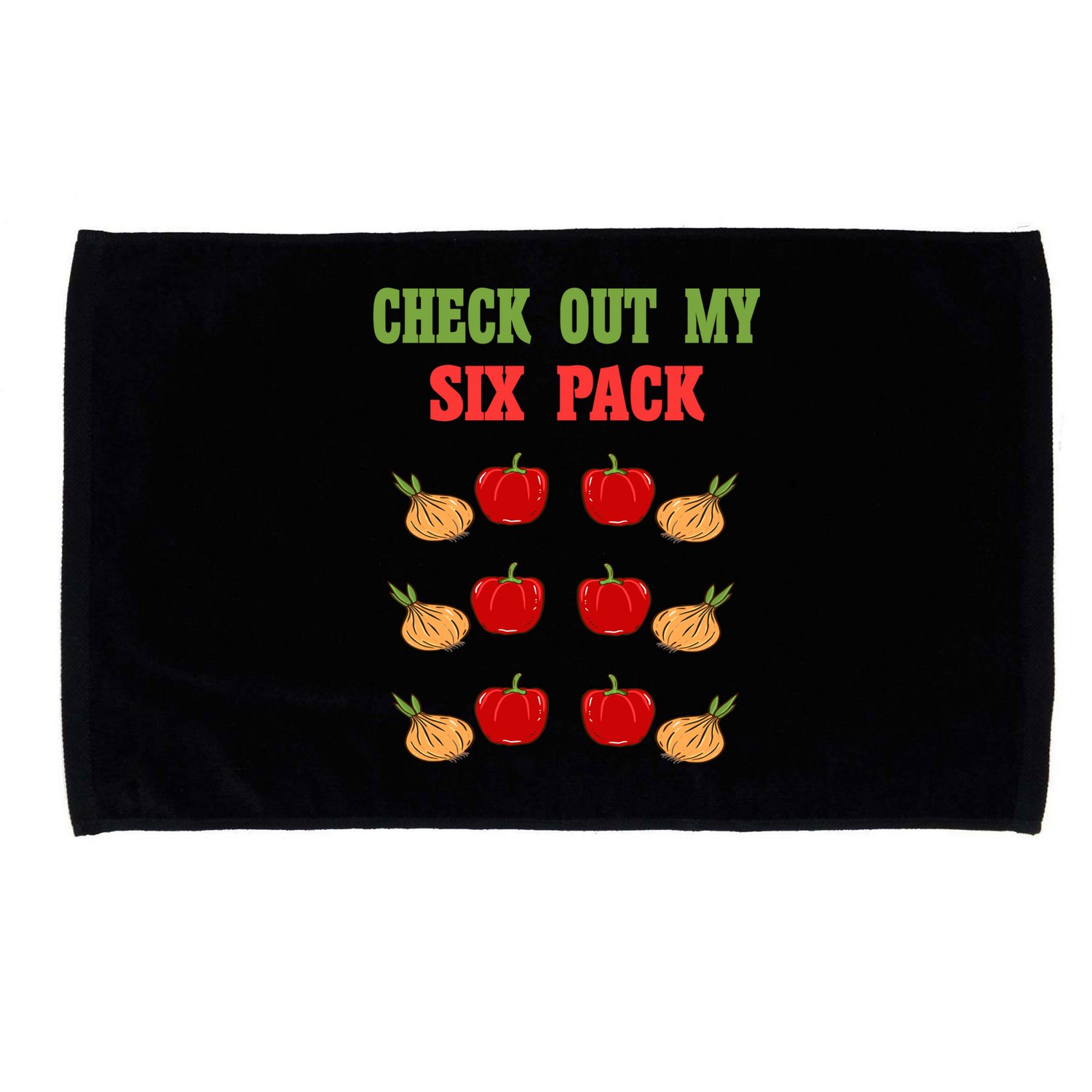 Check Out My Six 6 Pack Onion Paprika Weightlift Gift Microfiber Hand Towel