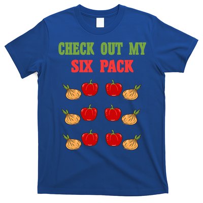 Check Out My Six 6 Pack Onion Paprika Weightlift Gift T-Shirt