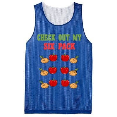 Check Out My Six 6 Pack Onion Paprika Weightlift Gift Mesh Reversible Basketball Jersey Tank