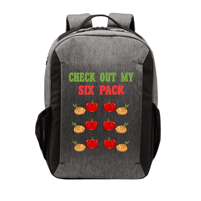 Check Out My Six 6 Pack Onion Paprika Weightlift Gift Vector Backpack