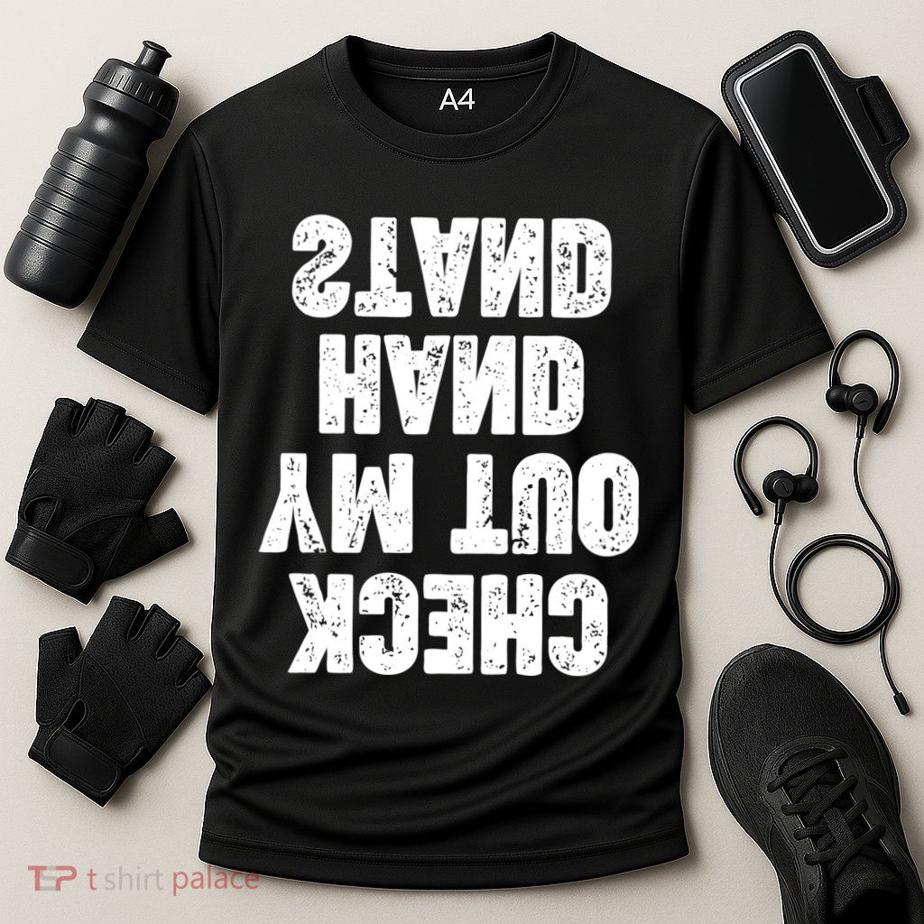 Check Out My Handstand Funny Cheerleader Dancer Soccer Performance Shirt