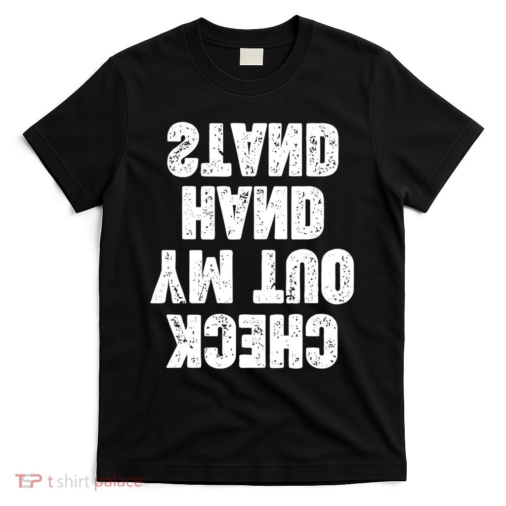 Check Out My Handstand Funny Cheerleader Dancer Soccer T-Shirt