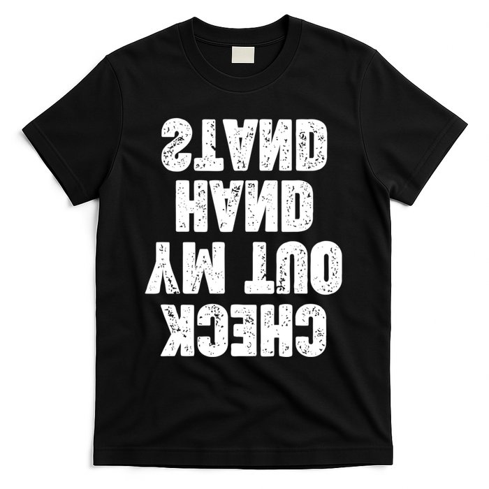 Check Out My Handstand Funny Cheerleader Dancer Soccer T-Shirt