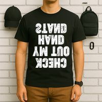 Check Out My Handstand Funny Cheerleader Dancer Soccer T-Shirt