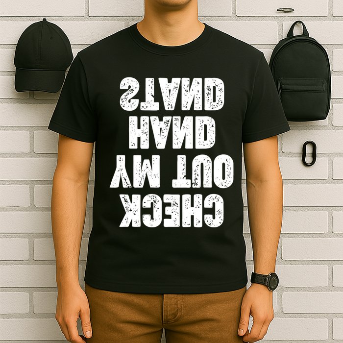 Check Out My Handstand Funny Cheerleader Dancer Soccer T-Shirt