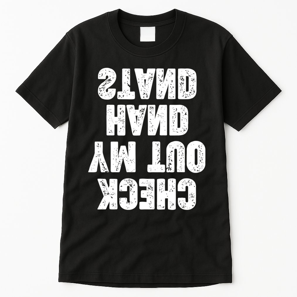 Check Out My Handstand Funny Cheerleader Dancer Soccer Tall T-Shirt
