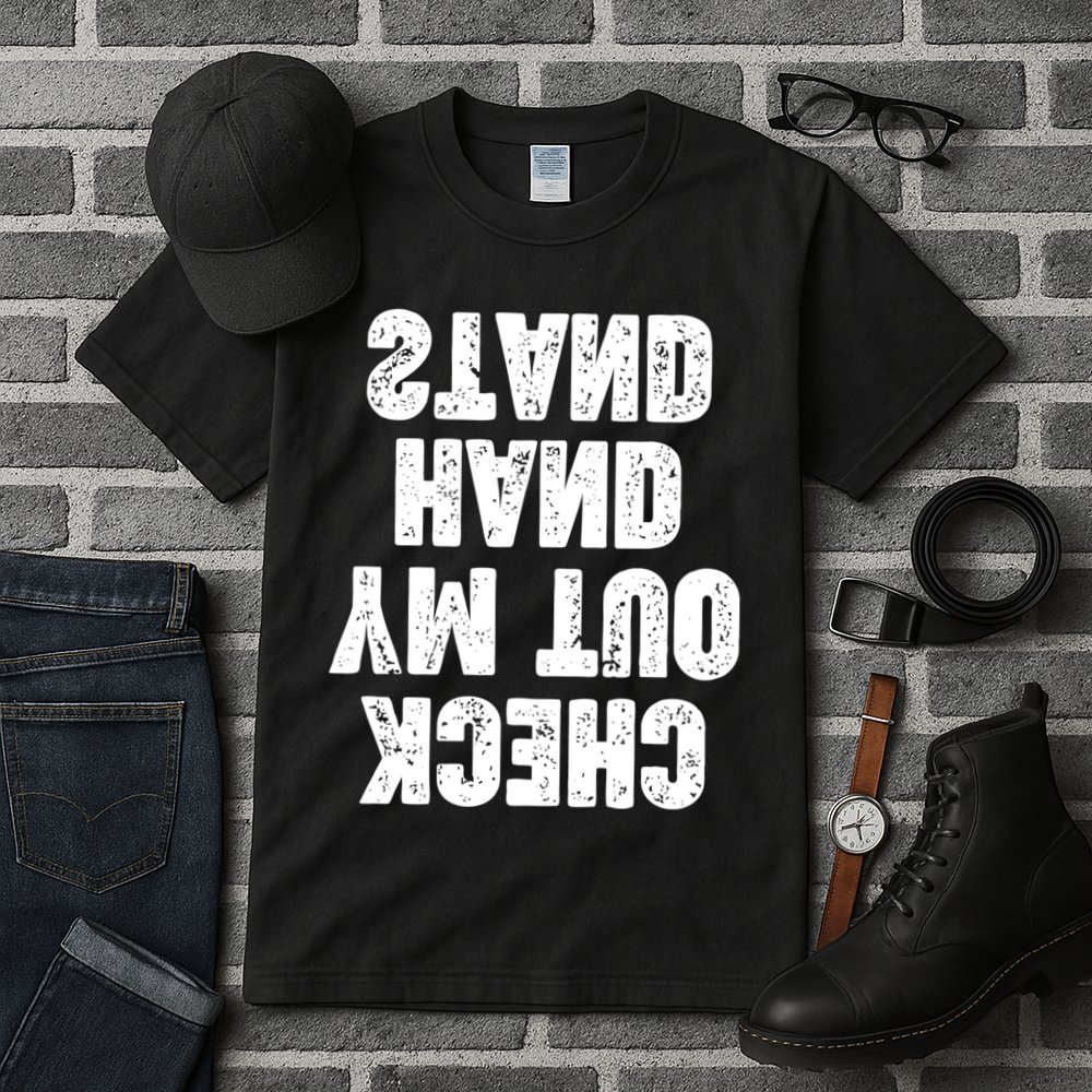 Check Out My Handstand Funny Cheerleader Dancer Soccer Tall T-Shirt