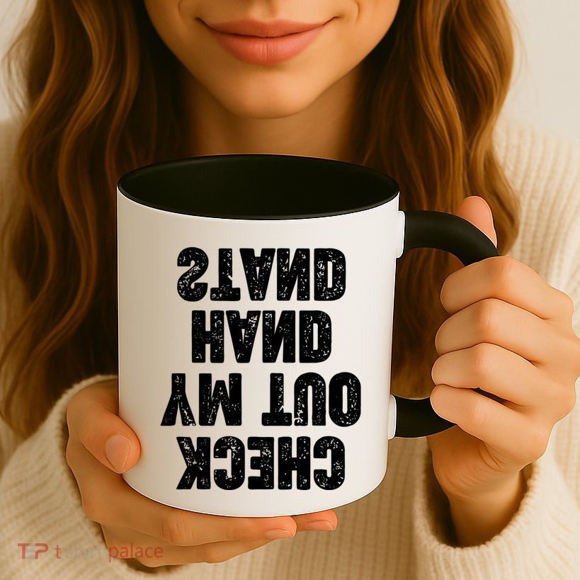 Check Out My Handstand Funny Cheerleader Dancer Soccer Mug