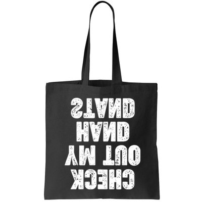 Check Out My Handstand Funny Cheerleader Dancer Soccer Bag