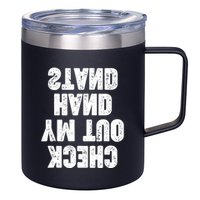 Check Out My Handstand Funny Cheerleader Dancer Soccer 12oz Stainless Steel Coffee Mug