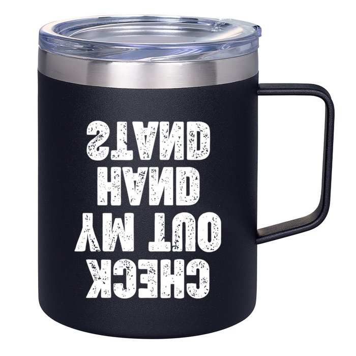 Check Out My Handstand Funny Cheerleader Dancer Soccer 12oz Stainless Steel Coffee Mug