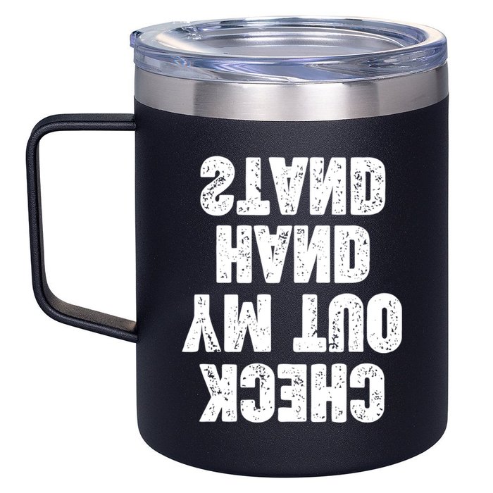 Check Out My Handstand Funny Cheerleader Dancer Soccer 12oz Stainless Steel Coffee Mug