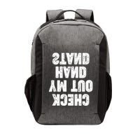 Check Out My Handstand Funny Cheerleader Dancer Soccer Vector Backpack