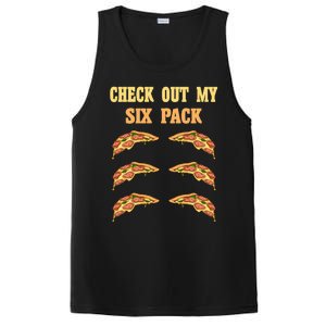 Check Out My Six 6 Pack Pizza Weightlifting 'S 'S Great Gift PosiCharge Competitor Tank