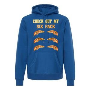 Check Out My Six 6 Pack Pizza Weightlifting 'S 'S Great Gift Premium Hoodie