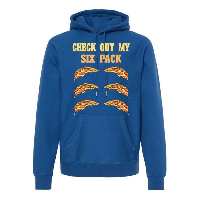 Check Out My Six 6 Pack Pizza Weightlifting 'S 'S Great Gift Premium Hoodie