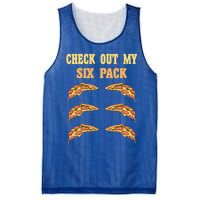 Check Out My Six 6 Pack Pizza Weightlifting 'S 'S Great Gift Mesh Reversible Basketball Jersey Tank