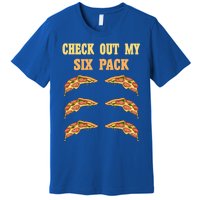 Check Out My Six 6 Pack Pizza Weightlifting 'S 'S Great Gift Premium T-Shirt