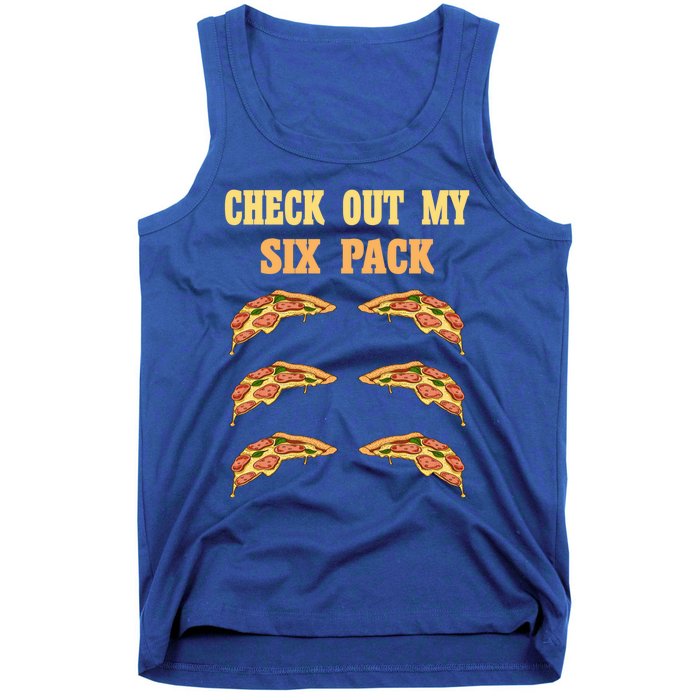 Check Out My Six 6 Pack Pizza Weightlifting 'S 'S Great Gift Tank Top