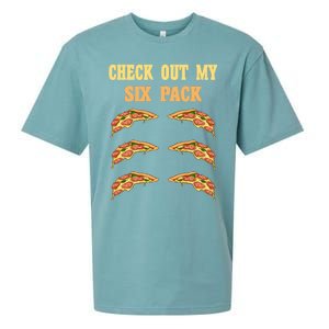 Check Out My Six 6 Pack Pizza Weightlifting 'S 'S Great Gift Sueded Cloud Jersey T-Shirt