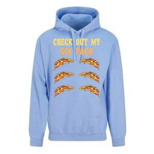 Check Out My Six 6 Pack Pizza Weightlifting 'S 'S Great Gift Unisex Surf Hoodie